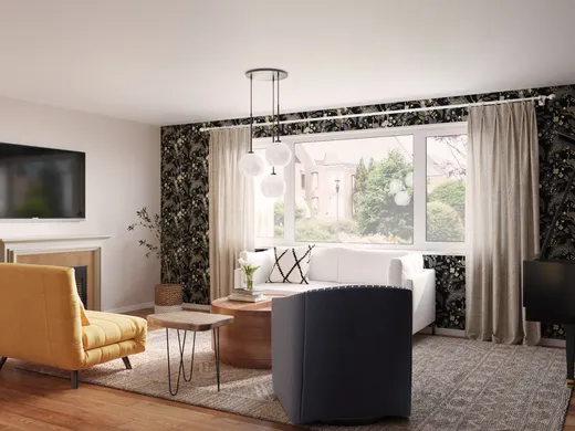 Living Room · Contemporary designed by Camila