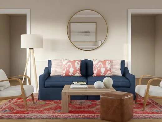 Living Room · Eclectic designed by Sarah