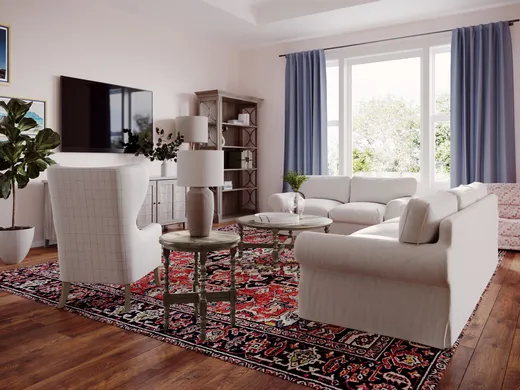 Living Room · Farmhouse designed by Karina