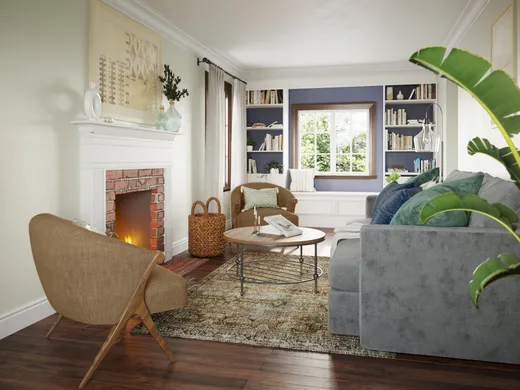 Living Room · Farmhouse designed by Briana