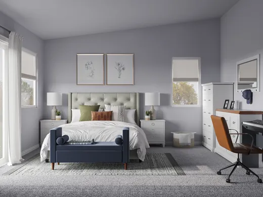 Bedroom · Midcentury Modern designed by Rosa