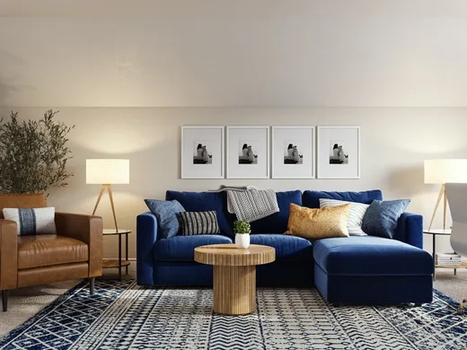 Living Room · Contemporary designed by Jonica