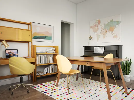 Office · Midcentury Modern designed by Erica