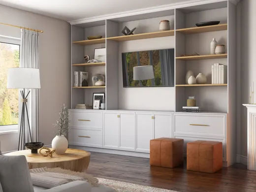 Living Room · Farmhouse designed by Liliana