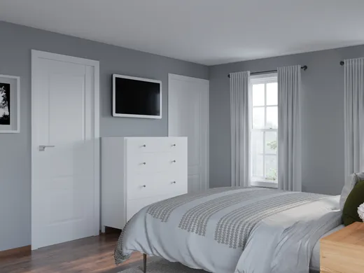 Bedroom · Midcentury Modern designed by Alycia