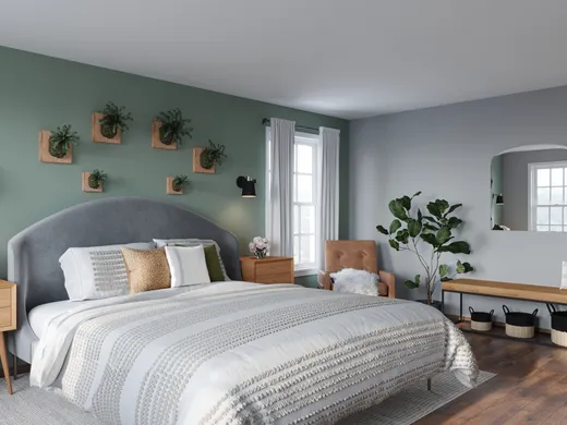 Bedroom · Midcentury Modern designed by Alycia