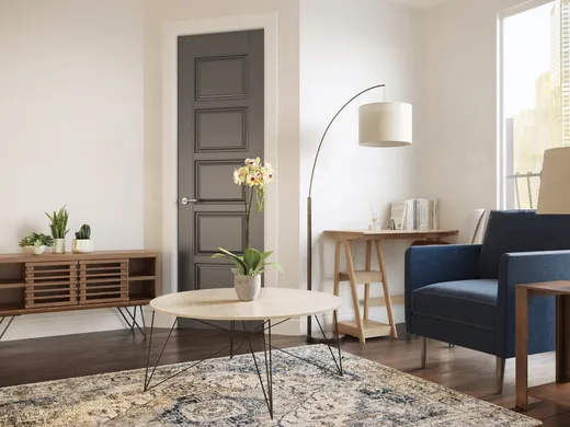 Living Room · Midcentury Modern designed by Yonka