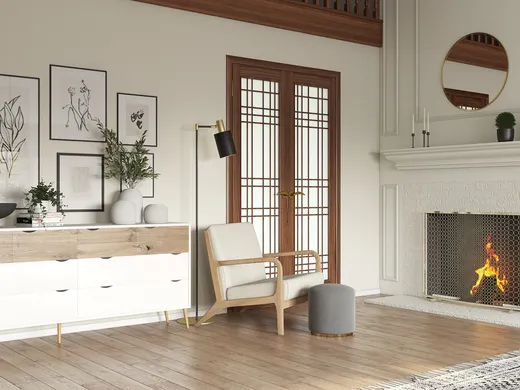 Living Room · Eclectic designed by Annie