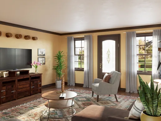 Living Room · Rustic designed by Dayana