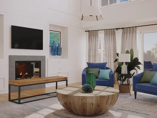 Living Room · Coastal designed by Abigail