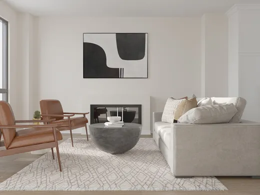 Living Room · Midcentury Modern designed by Nayely