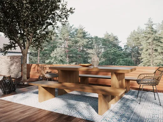 Outdoor Space · Eclectic designed by Priscila