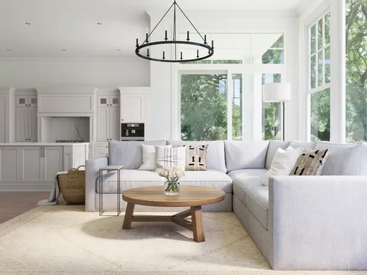 Living Room · Contemporary designed by Leigh