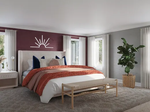 Bedroom designed by Christina