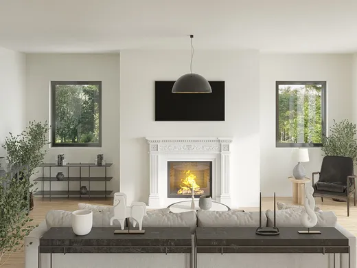 Living Room · Modern designed by Estefania