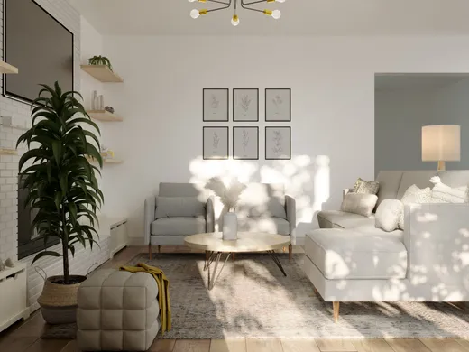Living Room · Farmhouse designed by Camila