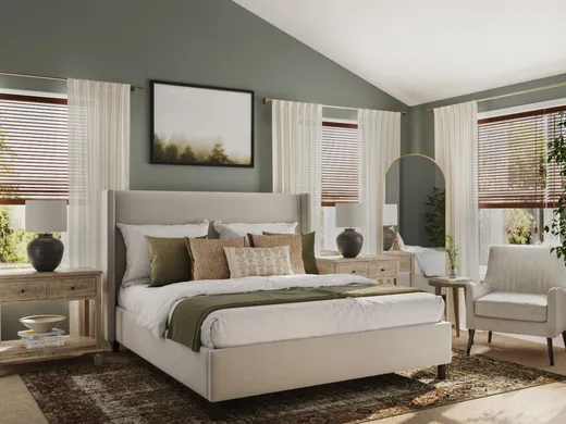 Bedroom designed by Christina