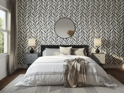 Bedroom · Midcentury Modern designed by Katie
