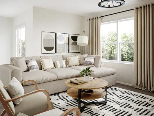 Living Room · Farmhouse designed by Melissa