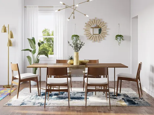 Dining Room · Midcentury Modern designed by Francisco