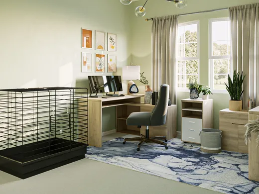 Office · Eclectic designed by Katiana