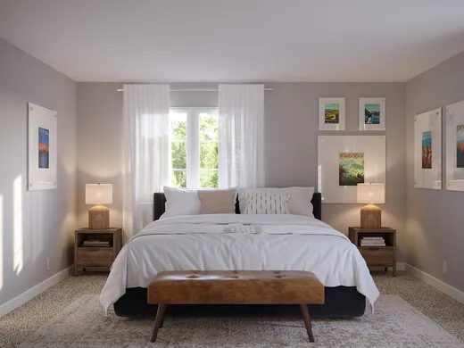 Bedroom designed by Lauren