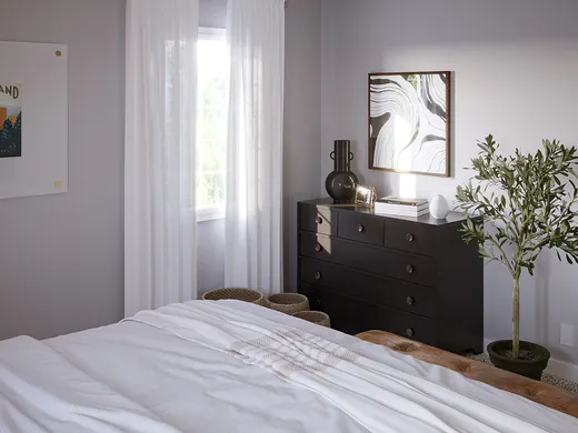 Bedroom designed by Lauren
