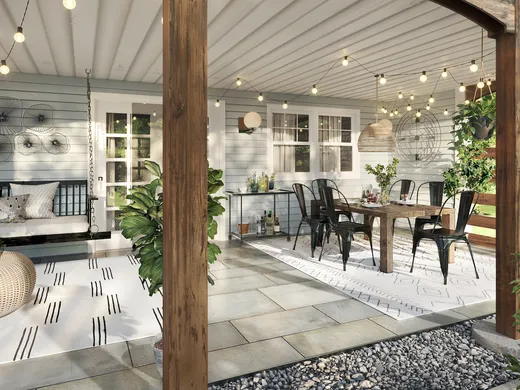 Outdoor Space · Farmhouse designed by Carla