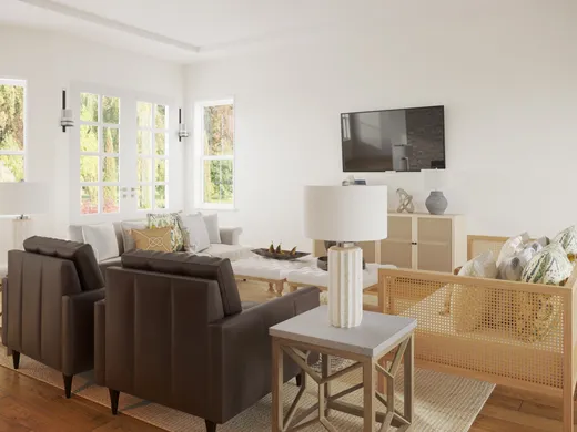 Living Room · Farmhouse designed by Crystal