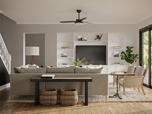 Living Room · Modern designed by Katie