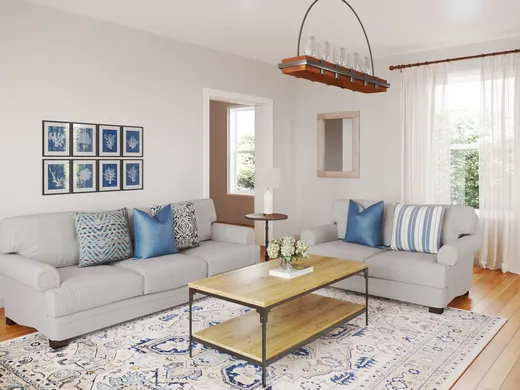 Living Room · Coastal designed by Priscila