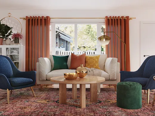 Living Room · Bohemian designed by Priscila
