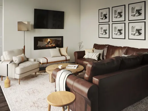 Living Room · Modern designed by Caroline