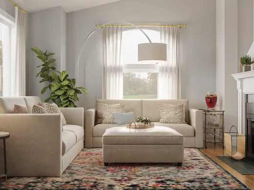 Living Room · Modern designed by Caroline