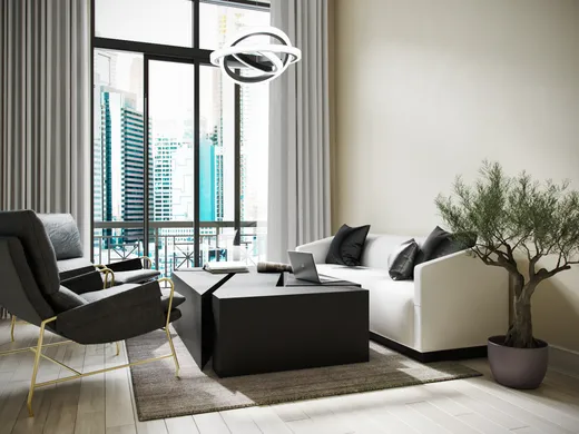 Living Room · Contemporary designed by Lindsey