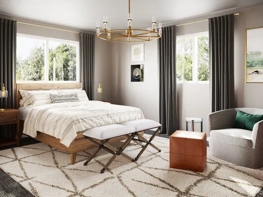Bedroom · Contemporary designed by Erin