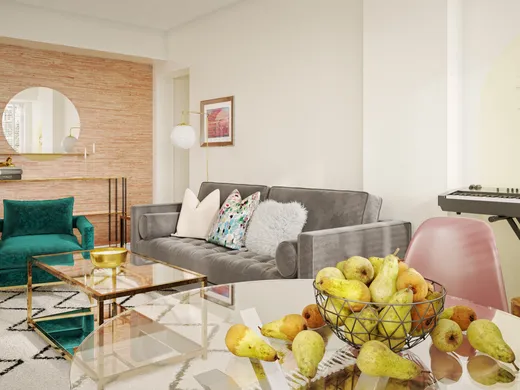 Living Room · Glam designed by Crystal