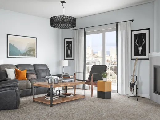 Living Room · Industrial designed by Crystal