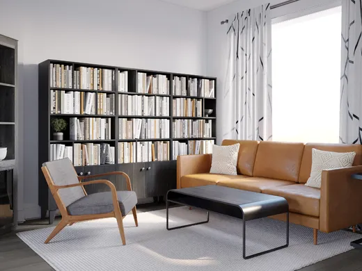 Living Room · Contemporary designed by Jamie