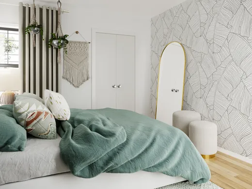 Bedroom · Glam designed by Francina