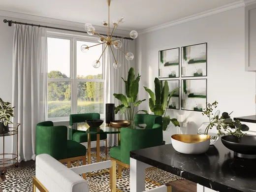 Dining Room · Contemporary designed by Troyce