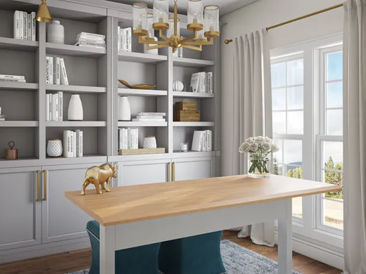 Office · Transitional designed by Elizabeth