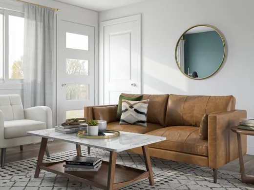Living Room · Midcentury Modern designed by Marlene