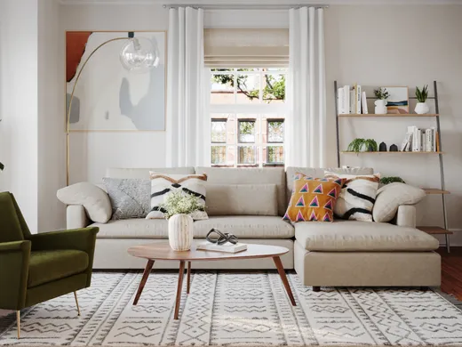 Living Room · Contemporary designed by Karie