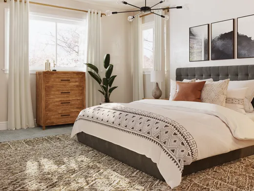 Bedroom · Transitional designed by Taylor