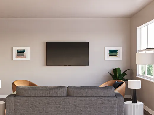 Living Room · Midcentury Modern designed by Julia