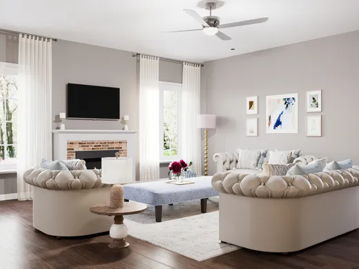 Living Room · Coastal designed by Kayla