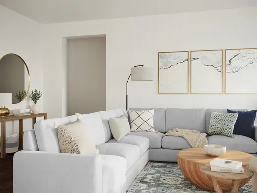 Living Room · Transitional designed by Kristin