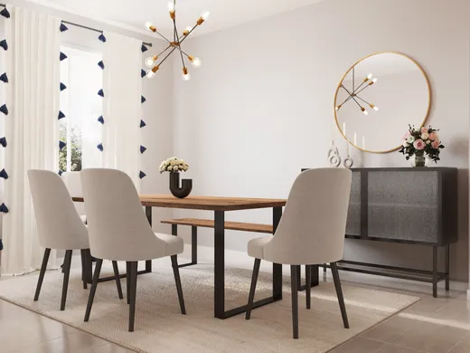 Dining Room · Contemporary designed by Camila