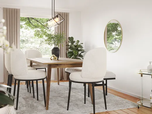 Dining Room · Midcentury Modern designed by Chante